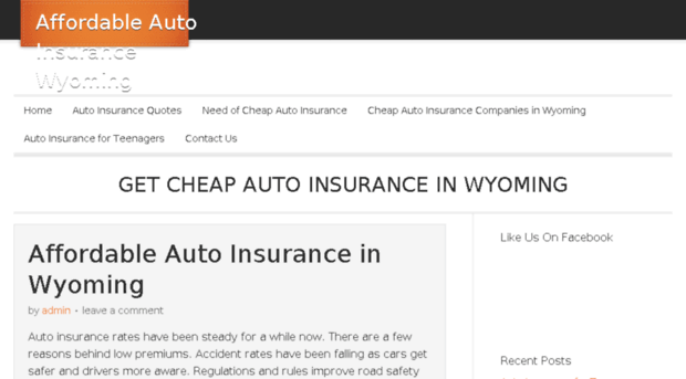 affordableautoinsurancewyoming.com