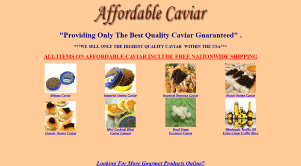 affordablecaviar.com