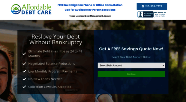 affordabledebtcare.com