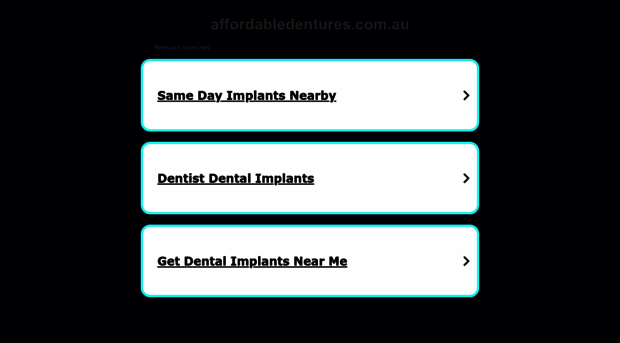 affordabledentures.com.au