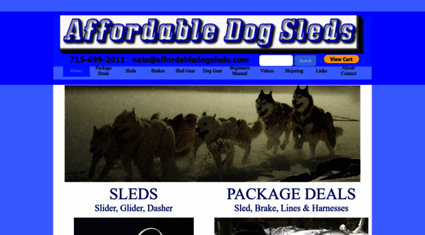 affordabledogsleds.com