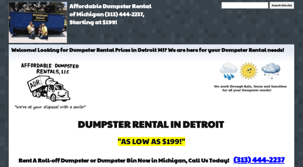 affordabledumpsterrental-michigan.com