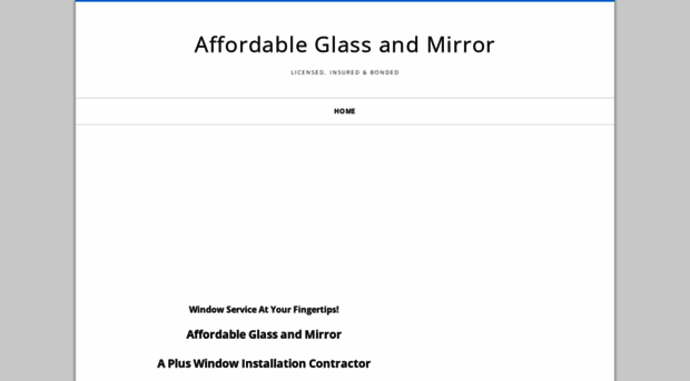 affordableglassandmirror.biz