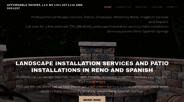 affordablepaversreno.com