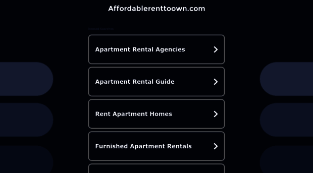 affordablerenttoown.com