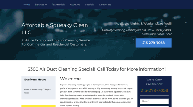 affordablesqueakyclean.com