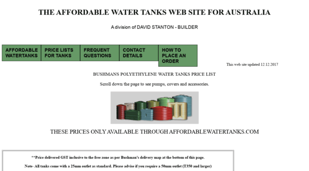 affordablewatertanks.com