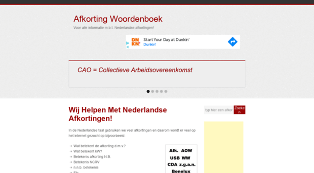 afkortingwoordenboek.nl