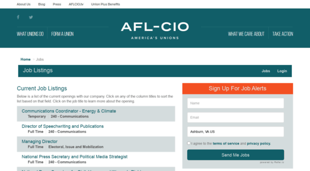 aflcio.hirecentric.com