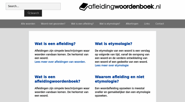 afleidingwoordenboek.nl