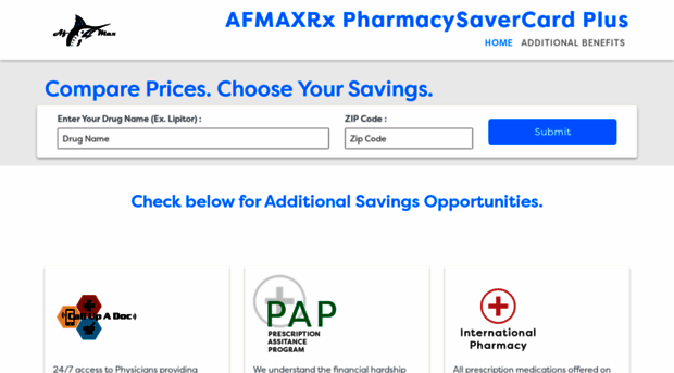 afmaxrx.pharmacysavercard.com