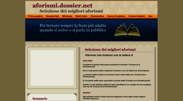 aforismi.dossier.net