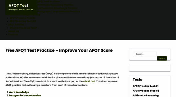 afqttest.com