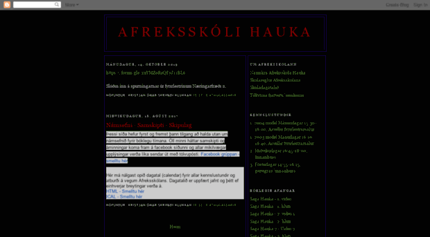 afreksskolihauka.blogspot.is