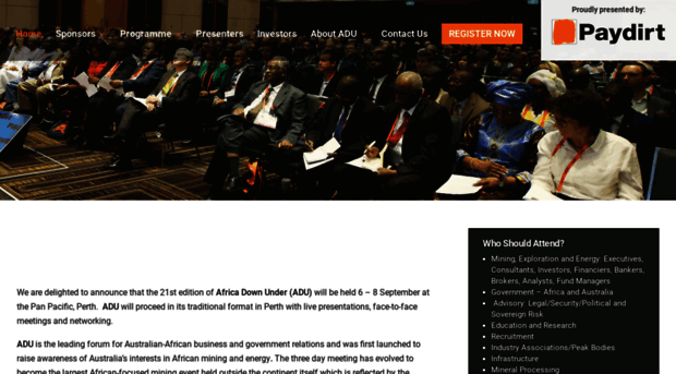 africadownunderconference.com