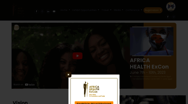 africahealthexcon.com