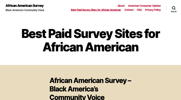 africanamericansurvey.com