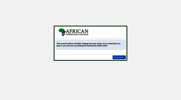 africanchristiancollege.littlegreenlight.com