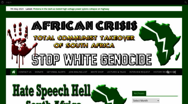 africancrisis.info