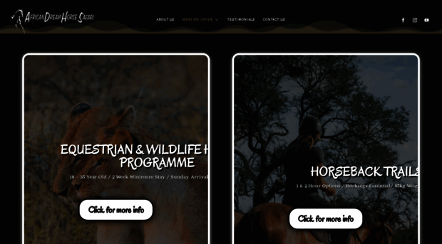 africandreamhorsesafari.co.za