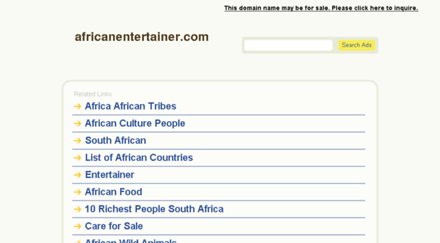 africanentertainer.com