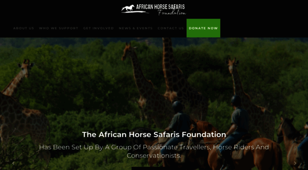 africanhorsesafarisfoundation.org