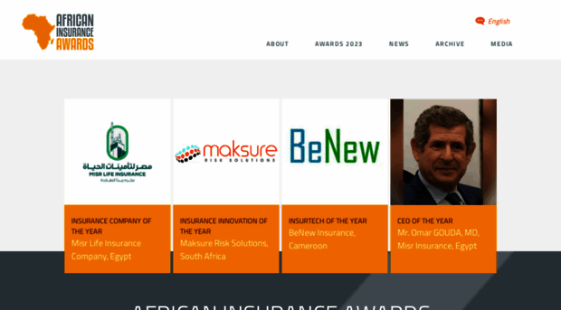 africaninsuranceawards.org