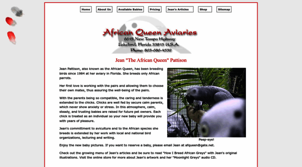 africanqueenaviaries.com