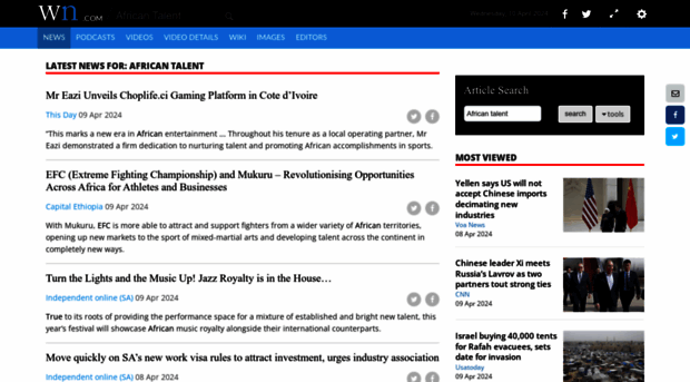 africantalent.net