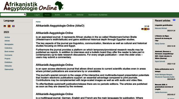 afrikanistik-aegyptologie-online.de