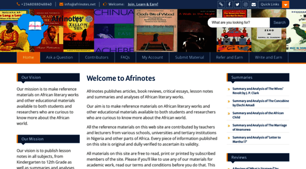 afrinotes.net