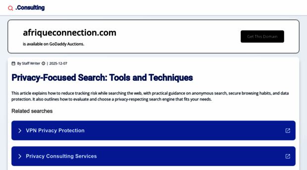 afriqueconnection.com