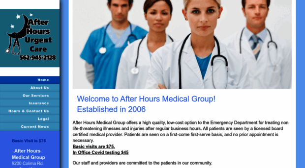 afterhoursmedicalgroup.com