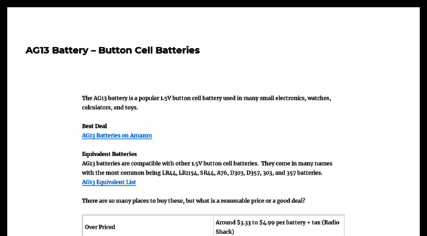 ag13battery.net