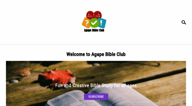 agapebibleclub.com