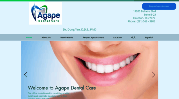 agapedentalcarehouston.com
