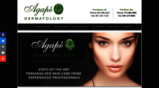 agapedermatology.com