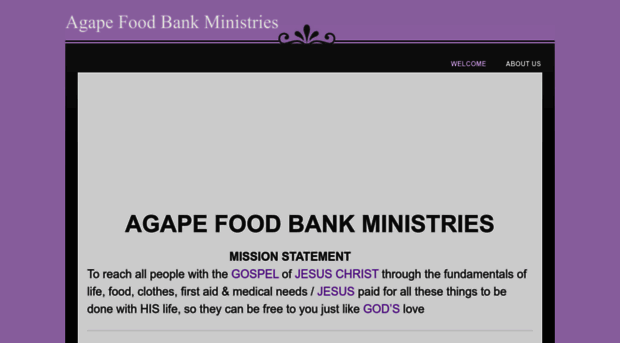 agapefoodbank.com