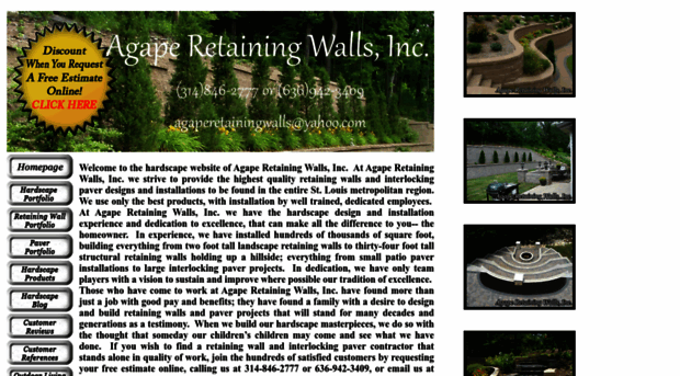 agaperetainingwalls.com