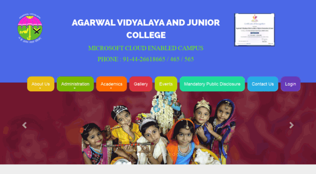 agarwalvidyalaya.com