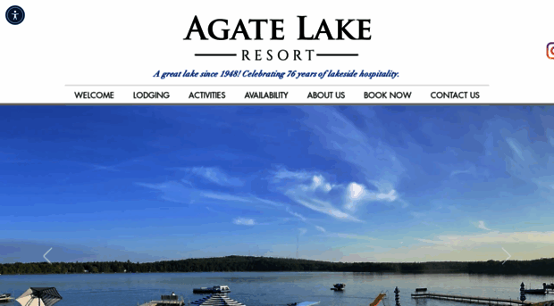 agatelakeresort.com