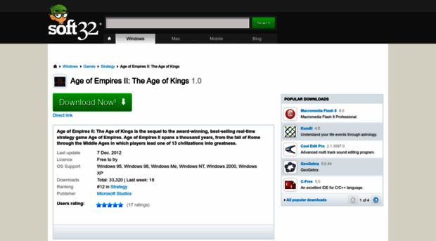 age-of-empires-ii-the-age-of-kings.soft32.com