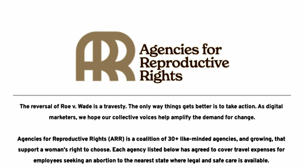 agenciesforreproductiverights.org