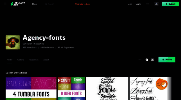 agency-fonts.deviantart.com