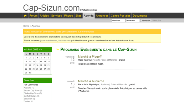 agenda.cap-sizun.com