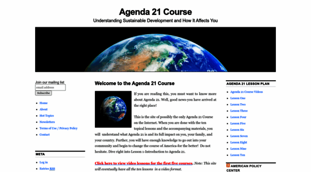 agenda21course.com