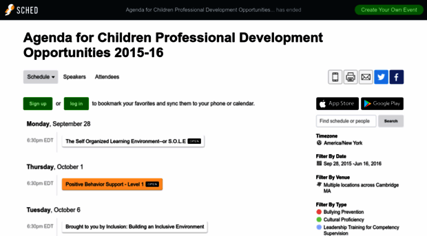 agendaforchildrenprofession2015a.sched.org