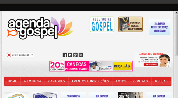 agendagospelmg.com.br