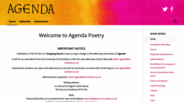 agendapoetry.co.uk