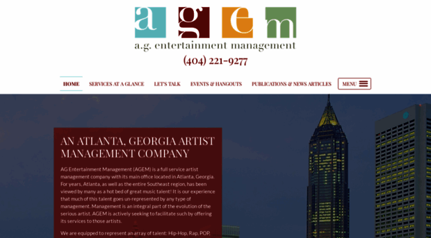 agentertainmentmanagement.com